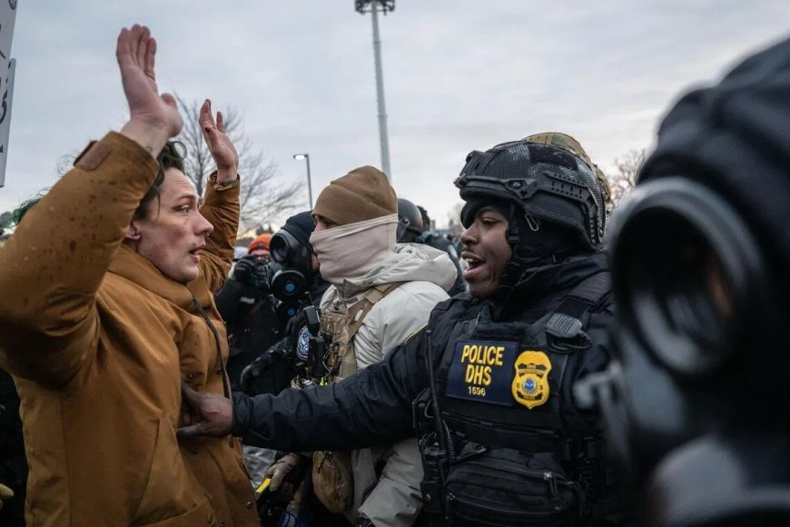 美国明州工会将罢工反对移民局特工