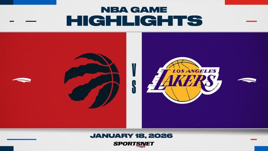 NBA Highlights: Lakers 110, Raptors 93