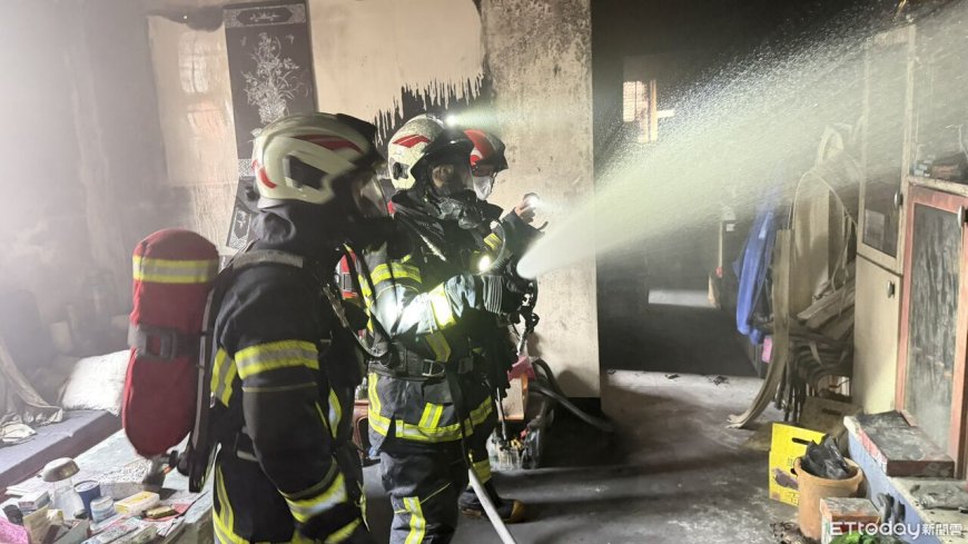 金門民宅火警！消防6分鐘控制火勢　1住戶輕微嗆傷