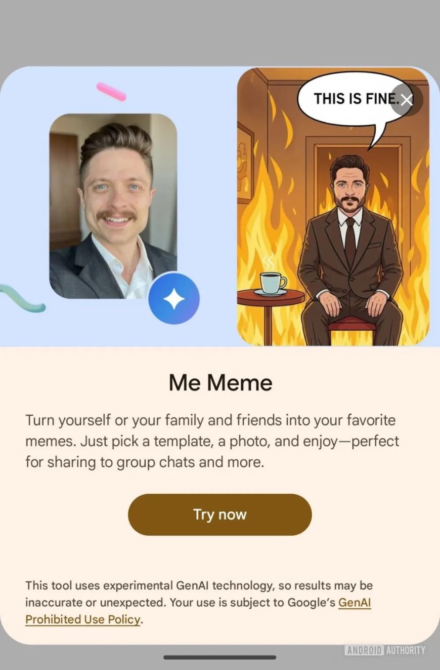 Google相册加入“Me Meme”功能 让用户自制梗图表情