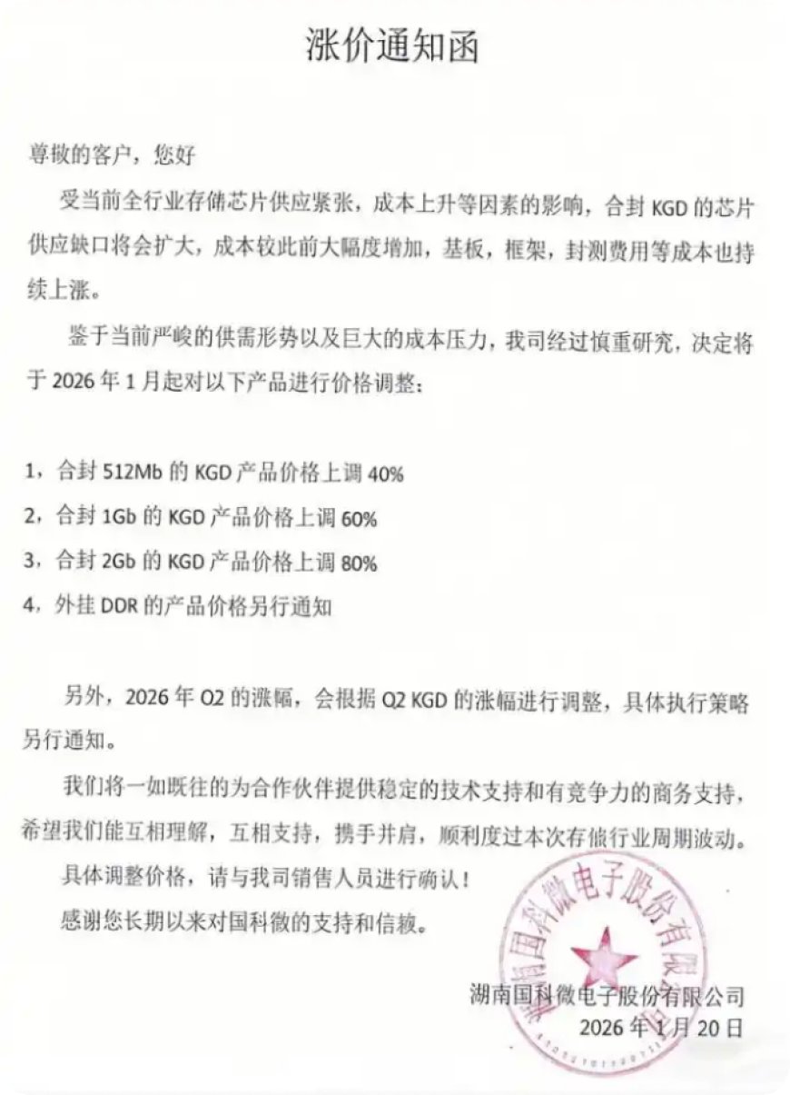 半导体涨价潮开始蔓延 中微半导宣布最高涨50%