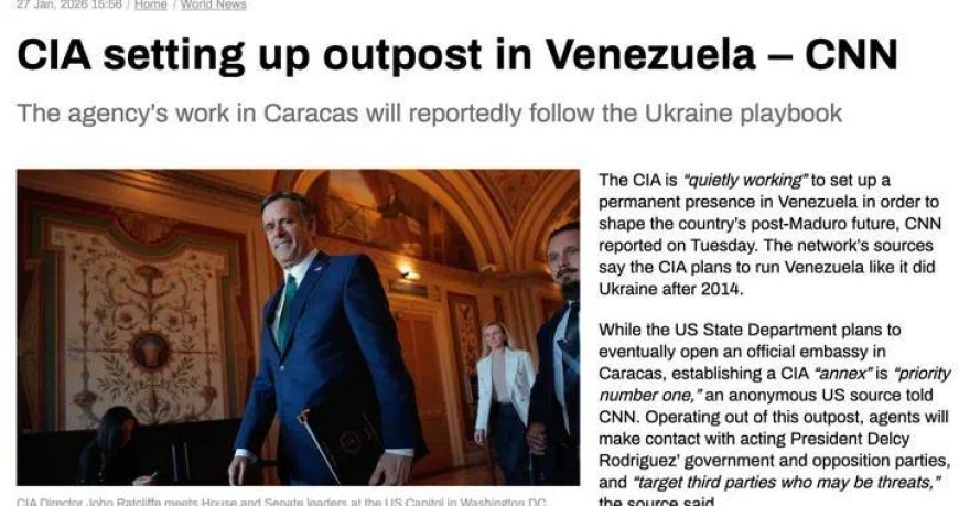 美国锁定第二个乌克兰？CIA已开始接管，未来或威胁中俄远洋船队