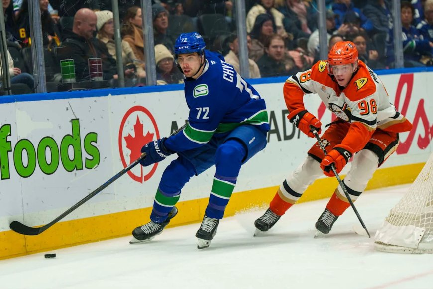 Vancouver Canucks Pick Up First Home Shutout Of The Season In 2-0 Victory Over The Anaheim Ducks