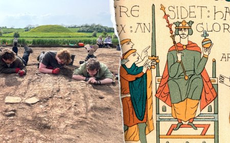 Archaeologists find 'elite site' on land once owned by legendary king slain at famous battle