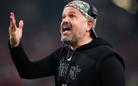 What grade did CBS Sports give Nebraska coach Matt Rhule?