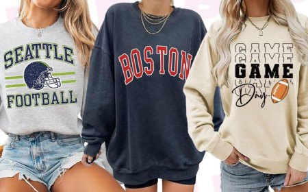 17 Trendy Game Day Sweatshirts Fit for a Super Bowl Party (That Aren't Basic!)