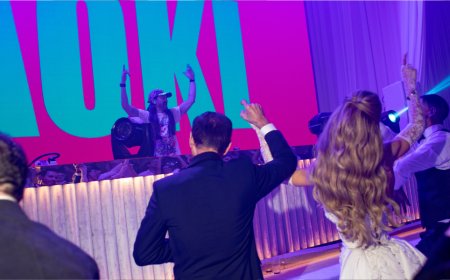 Steve Aoki Surprise DJ Set Steals The Show At Sarah Rollins Gonzalez & Richard Gonzalez’s Palm Beach Wedding