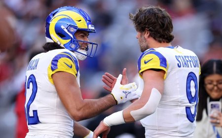 Rams' Puka Nacua reacts to Matthew Stafford's MVP, 2026 return: 'I almost did a backflip'