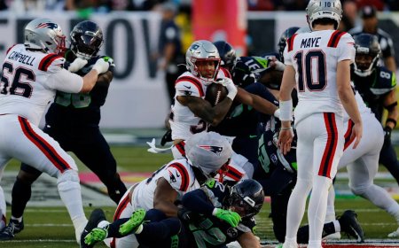 Patriots punt for seventh time as offense can't get going in Super Bowl LX