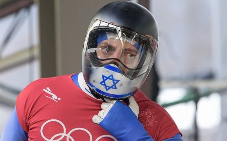 Israeli bobsled captain opens up on team overcoming burglary and vandalism to make history in Winter Olympics