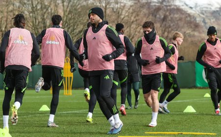 Training Gallery: Kilmarnock v Celtic