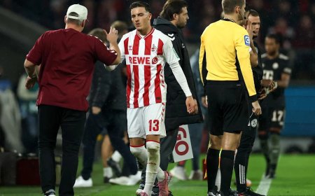 Köln coach Lukas Kwasniok plays down report of strain with Said El Mala