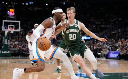 Full injury report for Thursday's Bucks vs. Thunder matchup