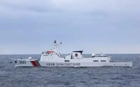 海警都用上052D了！5000吨海警舰亮剑钓鱼岛，未来能护航福建舰？