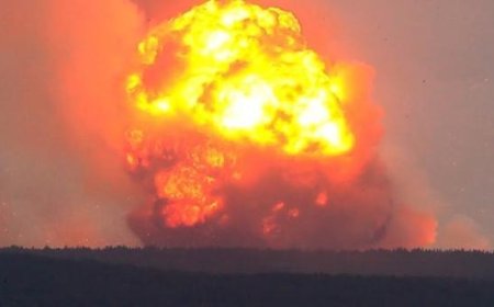 乌军打击俄最大军火库，殉爆从凌晨持续到中午，当地居民连夜逃离