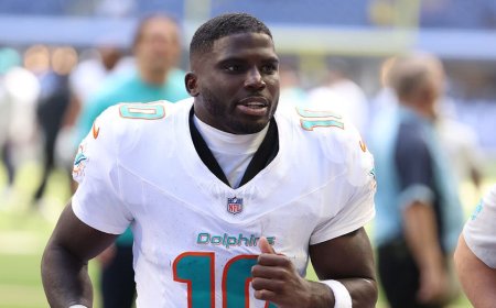 Tyreek Hill vows he's 'turned up and locked in' as Dolphins release him after 4 seasons
