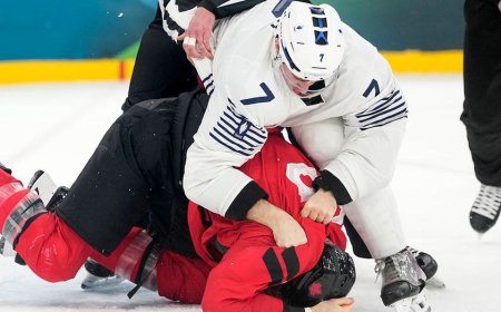 Olympic hockey player suspended for rest of Games after fight