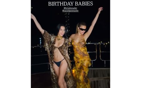 Brooks Nader Parties in Hot Dress After Needing Ambulance for Food Poisoning