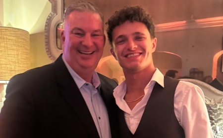 The thank-you gift Lando Norris left in hotel room