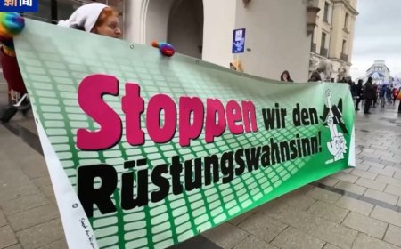 德国反战组织示威游行 抗议慕安会“煽风点火”