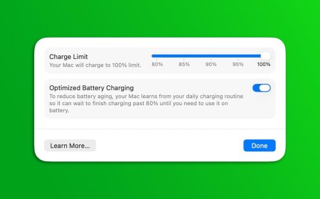 macOS Tahoe 26.4加入电池充电限制滑块 带来更精准的满电量控制