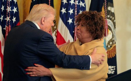 Grandmother tells Trump critics to 'get off the man's back' during White House Black History Month event