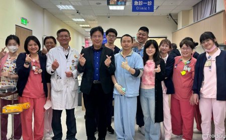 春節24小時急診不打烊　醫福會林慶豐赴基隆醫院慰勉醫護