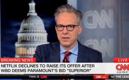 Jake Tapper ruefully reveals CNN will be affected by Paramount's looming takeover of network