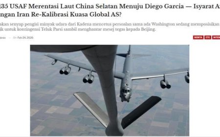 得看中国脸色？美KC-135经南海增援中东，全程规规矩矩不敢惹事？