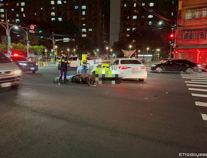 新莊轎車違規迴轉　騎士反應不及猛撞亡