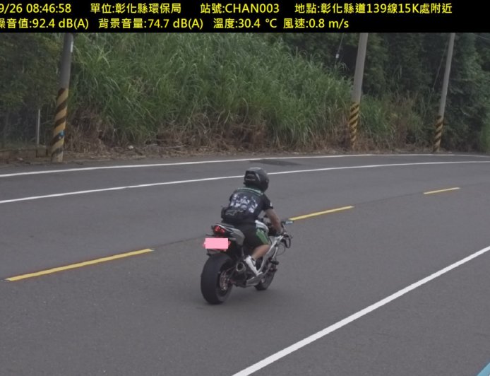 荷包注意！彰化科技執法再增加　紅牌重機破百分貝成噪音王