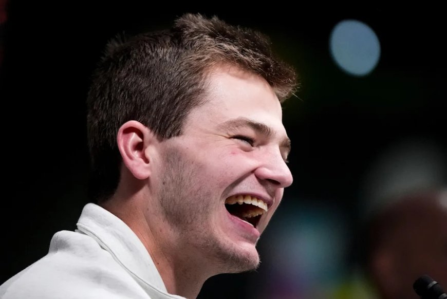 13 off-the-field things we learned about Drake Maye at Super Bowl Opening Night