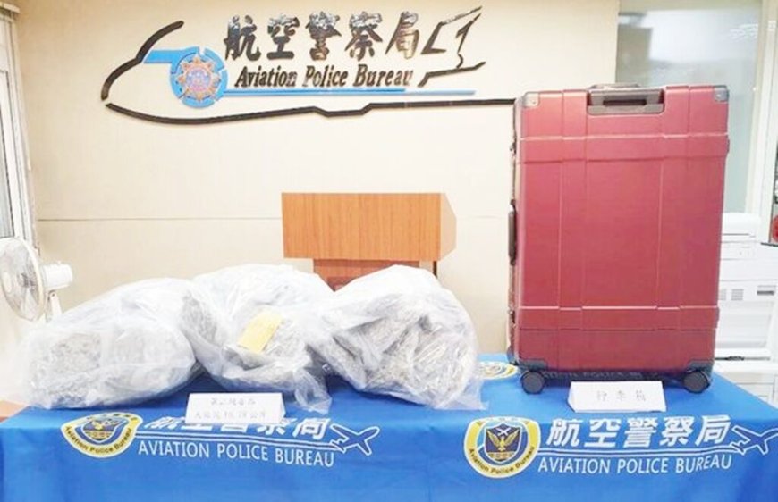 市值4千萬大麻花闖關桃機失敗　陸女、土男赴泰藏28KG全被抄出