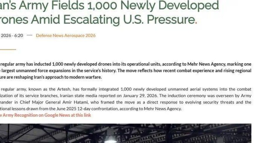 8万架无人机库存！伊朗又掀开一张底牌，美电子战中队紧急增援