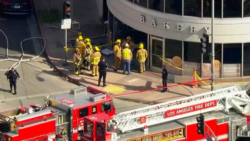 Multiple dead, several injured after vehicle crashes into Los Angeles grocery store