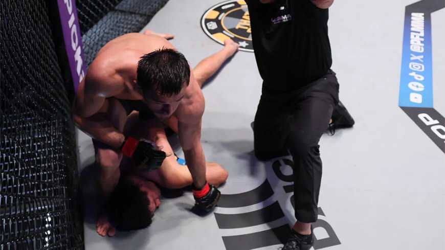 Video: Usman Nurmagomedov's suffocating PFL Dubai win over Alfie Davis