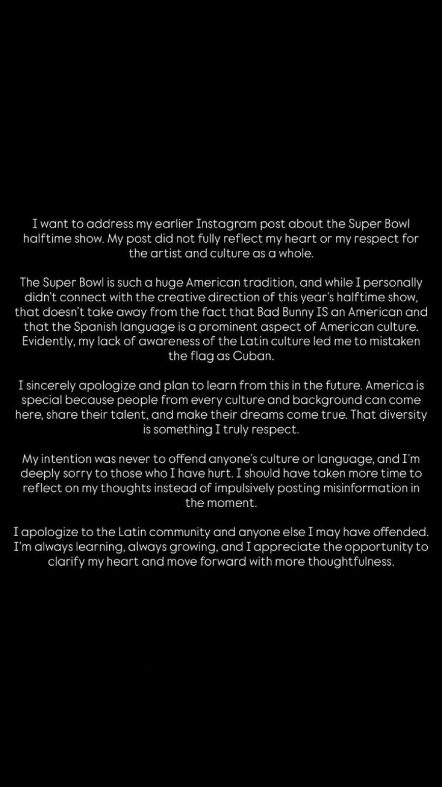 Taylor Armstrong Apologizes After Slamming Bad Bunny's Super Bowl Performance