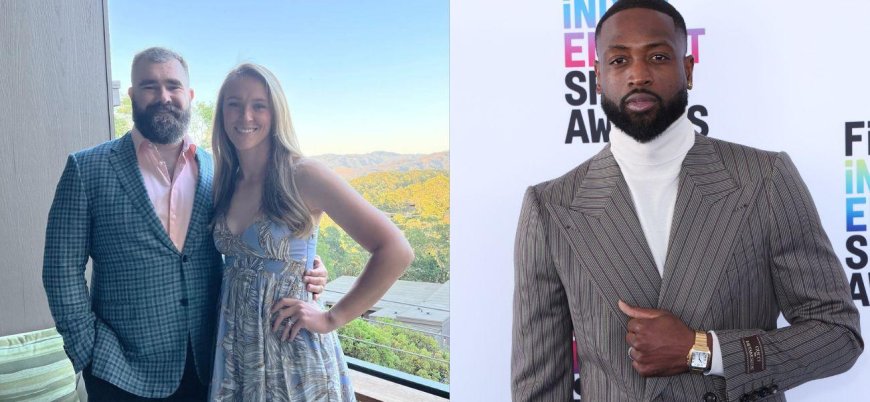 Why Jason Kelce's Wife Kylie Has 'Beef' With Former Miami Heat Star Dwayne Wade