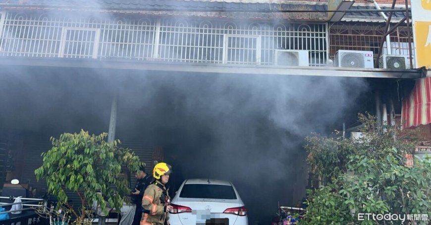 快訊／除夕驚傳爆裂聲！台南玉井民宅火警　1樓全面燃燒2人受困