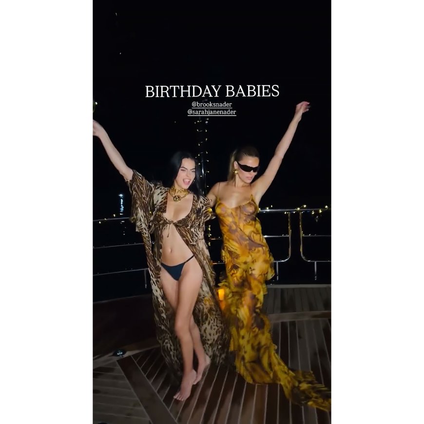 Brooks Nader Parties in Hot Dress After Needing Ambulance for Food Poisoning