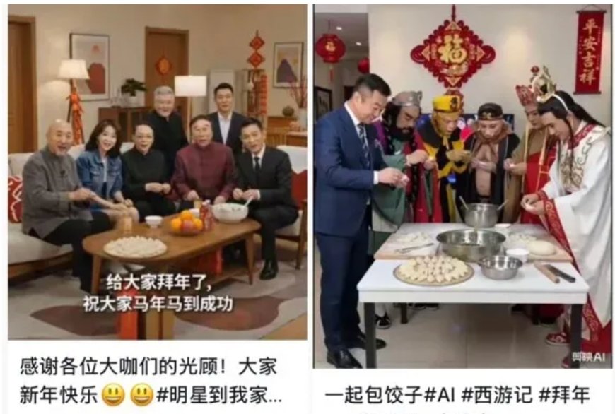 “AI 明星拜年视频”爆火背后暗藏风险：央广网提醒未经授权使用肖像博取流量或涉侵权