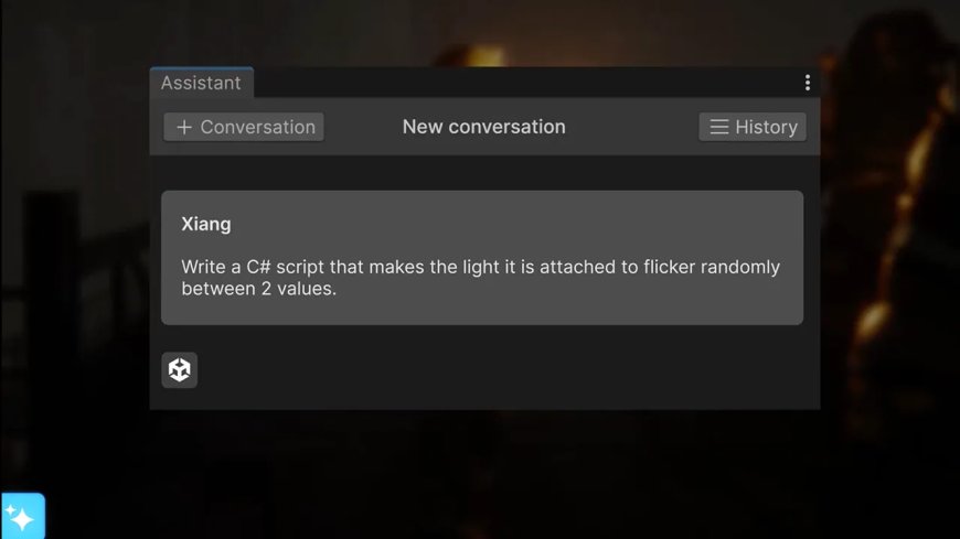 Unity 拟推出 AI 创作工具，可通过自然语言直接生成游戏