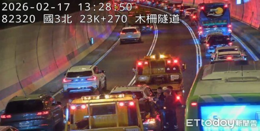 國5北向紫爆「時速僅10公里」　明天國道交通量恐為平日1.4倍