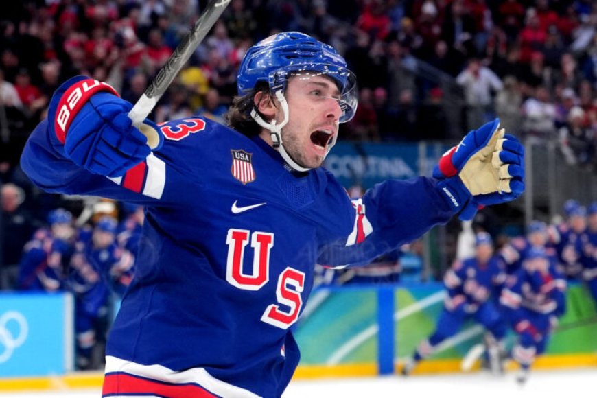 Olympic hockey history was made on Wednesday