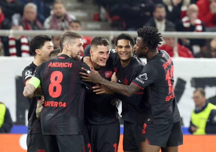 Leverkusen defence hailed by coach after win in Greek cauldron