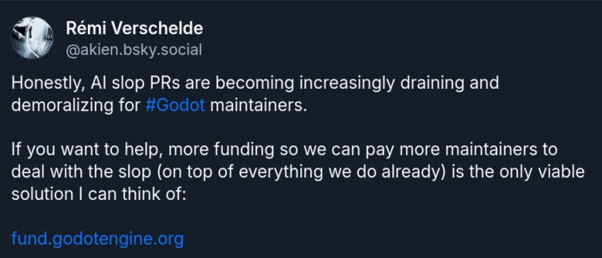 Godot 维护者痛批开源项目中愈演愈烈的“AI代码垃圾”