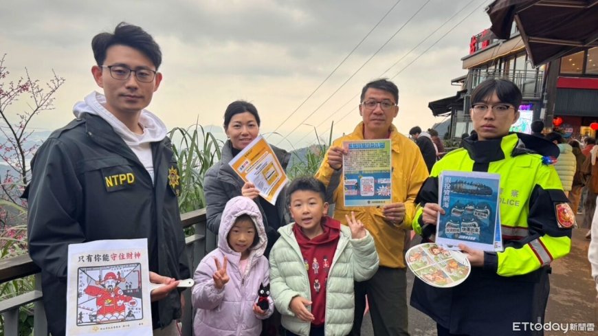 新北九份老街春節湧人潮　瑞芳警強化巡守防扒防詐