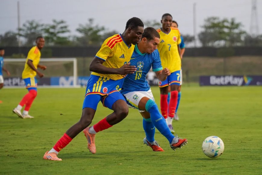 Brazil held by Colombia in final U17 warm-up before tournament