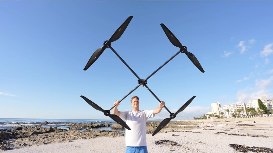 南非父子打造全球最高效四轴无人机 单次充电盘旋3.5小时创纪录