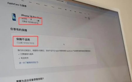 15岁学生花8684元网购苹果iPhone 16手机 激活购买日期竟显示1978年